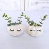 12 PCS White Artificial Pumpkins for Halloween, Fall Thanksgiving Decorating view 2