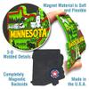 Idaho Colorful State Magnet by Classic Magnets, 2.7" x 4", Collectible 3D Rubber Vintage-Style Souvenirs and Gifts Made in The USA view 3