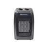 Comfort Zone CZ442E Personal Energy Save Ceramic Heater - 1500W Portable with Adjustable Thermostat, Tip-Over Switch & Overheat Protection, Black view 2