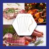 HIC Kitchen Roasting Holiday Turkey Lacer Kit, Cotton Butchers Twine, Reusable Stainless Steel Pins, For Trussing Rolled Or Stuffed Poultry And Meat, Set of 3 view 4