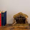 Village Nativity Wooden Stable Creche for Christmas Nativity Set, 10 inches x 5 inches x 8 inches, Made in Italy view 3