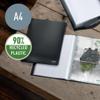 Leitz A4 Display Book, Includes 40 Fixed Plastic Pockets, 80 Sheet Capacity, 100% Recyclable, Eco Friendly, Recycle Range, 46770095, Black view 2