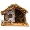 Village Nativity Stable Creche, 5 inch Heirloom Collection 12.5" x 7" x 8", Made in Italy view 1