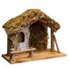 Village Nativity Stable Creche, 5 inch Heirloom Collection 12.5" x 7" x 8", Made in Italy view 2