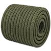 YUZENET Braided Polyester Arborist Rope (3/8 inch X 100 feet) High Strength Bull Rope for Tree Work Truck Securing Camping Swing, ArmyGreen view 1