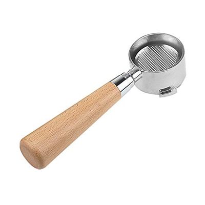 Fawei 51mm Bottomless Porta filter Professional Coffee Espresso Machine Handle Coffee Tools Coffee Accessories with Beech Handle