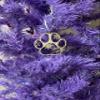 12 Paw Print Ornaments, Handmade Wood Ornaments, view 2