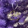 12 Paw Print Ornaments, Handmade Wood Ornaments, view 3