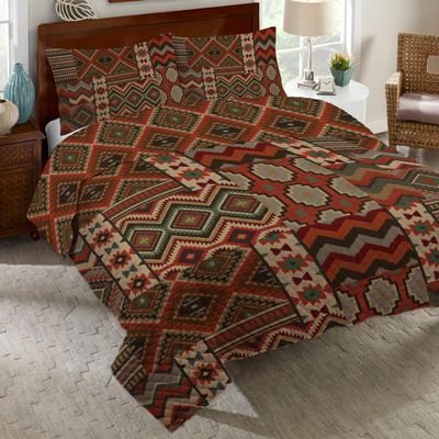 BLACK FOREST DECOR Desert Summer Quilt Bed Set - King