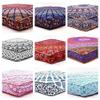 Apratim Mandala Floor Cushions Indian Tapestry 35X35 Inches Hippie Bohemian Floor Pillows Set of 3 pc view 1
