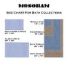 Mosobam Luxury Turkish 8pc Towel Set 30X58 16X30 13X13 Lavender Aura 700 GSM Bamboo Viscose & Aegean Turkish Combed Cotton view 3