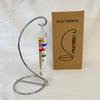 Hanging Galileo Thermometer ON A Metal Stand | Measures temperatures from 18 Degrees Centigrade to 24 Degrees | Also in Fahrenheit | Weather Station | Water Thermometer | 23cm high view 4