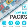 Nice Packs Reusable Dry Ice Packs for Shipping Frozen Food, Coolers, Lunch Boxes - Flexible and Long Lasting (25 Large Sheets) view 2
