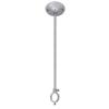 48" Shower Rod Ceiling Support - Polished Chrome view 1