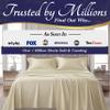 DECOLURE 100% Viscose Derived from Bamboo Sheets Queen Size - Luxury 4 Pc Naturally Cooling Sheets, Ultra Soft Bed Set - Deep 17" Pockets, Durable Double Stitching, Oeko Tex Standard (Creme) view 4
