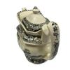 11" Pond Fishing Transferware Porcelain Teapot Antique Reproduction view 3