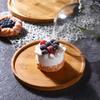 Wooden Plate with Lid, Restaurant Steak Tray Upgraded Glass Cake Dome Chip & Dip Server 6/8/10Inch (Size : 202014CM) view 2