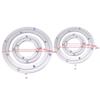 6 Inch Lazy Susan Heavy Duty Aluminium Rotating Turntable Bearing Round Swivel Plate Hardware for Kitchen Dining-Table view 2