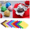 200 Pcs 10 Colors Candy Packaging Decoration Chocolate Candy Wrappers Aluminium Foil Paper Wrapping Papers Square Sweets Lolly Paper Food Candy Tin Foil Wrappers (3.94x3.94 inches) view 2