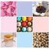 200 Pcs 10 Colors Candy Packaging Decoration Chocolate Candy Wrappers Aluminium Foil Paper Wrapping Papers Square Sweets Lolly Paper Food Candy Tin Foil Wrappers (3.94x3.94 inches) view 4