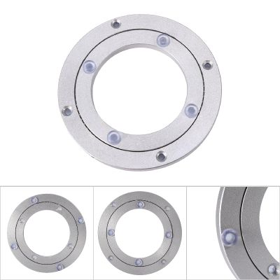 Table Bearing,Heavy Duty Metal Rotating Turntable Bearings Aluminum Round Dining Table Smooth Swivel Plate(4in)