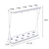 Umbrella Racks AYY Simple Metal Umbrella Stand, Small Black and White Gold Umbrella Holder for Household Commercial Use, with Hook and Drip Tray, Accommodating 5-15 Umbrellas view 2