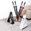Umbrella Racks AYY Simple Metal Umbrella Stand, Small Black and White Gold Umbrella Holder for Household Commercial Use, with Hook and Drip Tray, Accommodating 5-15 Umbrellas view 4