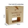 Umbrella Racks AYY Black Gold White Large-Capacity Commercial Umbrella Stand, Metal Umbrella Holder for 22 Umbrellas, Hotel Bank Office Cue Rack, 502050cm (Color : Gold) view 2