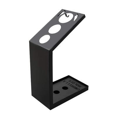 Umbrella Racks AYY Simple Metal Umbrella Stand, Small Black and White Gold Umbrella Holder for Household Commercial Use, with Hook and Drip Tray, Accommodating 5-15 Umbrellas