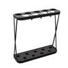 Umbrella Racks AYY Simple Metal Umbrella Stand, Small Black and White Gold Umbrella Holder for Household Commercial Use, with Hook and Drip Tray, Accommodating 5-15 Umbrellas view 1