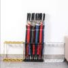 Umbrella Racks AYY Simple Metal Umbrella Stand, Small Black and White Gold Umbrella Holder for Household Commercial Use, with Hook and Drip Tray, Accommodating 5-15 Umbrellas view 4