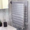 4 Pack Turkish Hand Towels for Bathroom -18 x 40 inch 100% Cotton Decorative Hand Towels - Lightweight Quick Dry Hand Towel for Kitchen - Decorative Set of 4 for Face Spa Gym - (Silver Gray) view 4