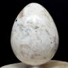 67mm Rainbow Moonstone Egg Natural Sparkling Mineral Feldspar Crystal Polished Stone Egg - India + Stand view 2