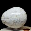 67mm Rainbow Moonstone Egg Natural Sparkling Mineral Feldspar Crystal Polished Stone Egg - India + Stand view 3