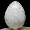 67mm Rainbow Moonstone Egg Natural Sparkling Mineral Feldspar Crystal Polished Stone Egg - India + Stand view 4
