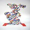 David Gerstein Metal Art - Trumpet Player - Jazz Club - Metal Modern Sculpture view 2