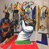 David Gerstein Metal Art - Trumpet Player - Jazz Club - Metal Modern Sculpture view 3