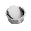 Built-in Countertop Trash and Waste Chute Lid - Round Stainless Steel Balance Flap Cover Flush Trash Grommet Swing Trash Can Lid240mm view 1