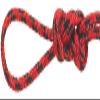 Montauk Rope 1/8" Polyester Accessory Cord (Red and Black, 500) view 1