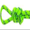 Montauk Rope 9/32'' Polyester Accessory Cord - Green and Blue - 30 ft. view 1