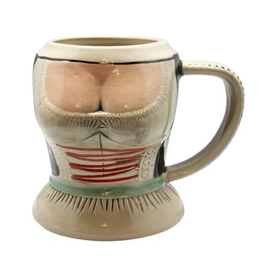 0.55L German Beer Stein  Pair of German Dirndl Oktoberfest Beer mug - Hand-Painted German Beer Stein Mug - Ceramic Tankard Collectible By Oktoberfest Haus