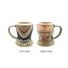 0.55L German Beer Stein  Pair of German Dirndl Oktoberfest Beer mug - Hand-Painted German Beer Stein Mug - Ceramic Tankard Collectible By Oktoberfest Haus view 4
