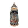 0.75 Liter | OktoberfestHaus Beer Stein German Neuschwanstein Schloss (Castle) Ceramic Mug With Metal Lid Beer Mugs, Beer Steins for Men and Beer Lover Gift Idea, Beer Mug Gift view 1