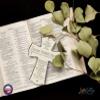 LifeSong Milestones Personalized Baptism Mini Wall Cross Ornament with Spanish Verse - The Lord Bless You Baptism Cross for Baby Boys Christening First Communion Baptism Gift (Ivory) view 2