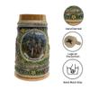 0.55 Liter | OktoberfestHaus Bier Krug Beer Mugs for Men Ceramic Stein With Germany Ludwig's Castle - Beer Lover Gift Tankard Jarras de Cerveza Collectible Beer Steins view 2