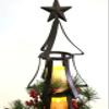 Holiday Cottage Rustic Tiered Lighted Christmas Tree view 3