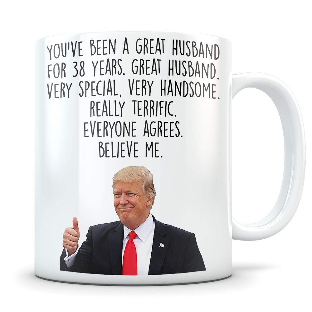 38th anniversary mug for men, 38th anniversary mug for him, 38 anniversary, 38 year anniversary, 38th wedding anniversary