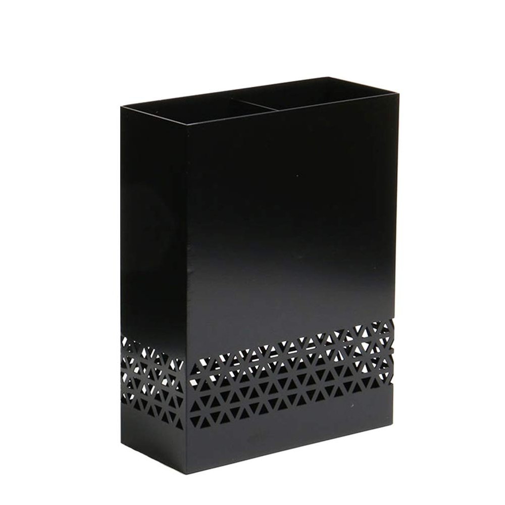 Umbrella Racks AYY Small Hollow Metal Umbrella Stand, White Black Umbrella Holder Storage Basket at The Entrance of The Living Room Corridor, Saving Space and Easy to Clean, 30X13X40cm