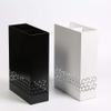 Umbrella Racks AYY Small Hollow Metal Umbrella Stand, White Black Umbrella Holder Storage Basket at The Entrance of The Living Room Corridor, Saving Space and Easy to Clean, 30X13X40cm view 2