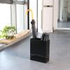 Umbrella Racks AYY Small Hollow Metal Umbrella Stand, White Black Umbrella Holder Storage Basket at The Entrance of The Living Room Corridor, Saving Space and Easy to Clean, 30X13X40cm view 3